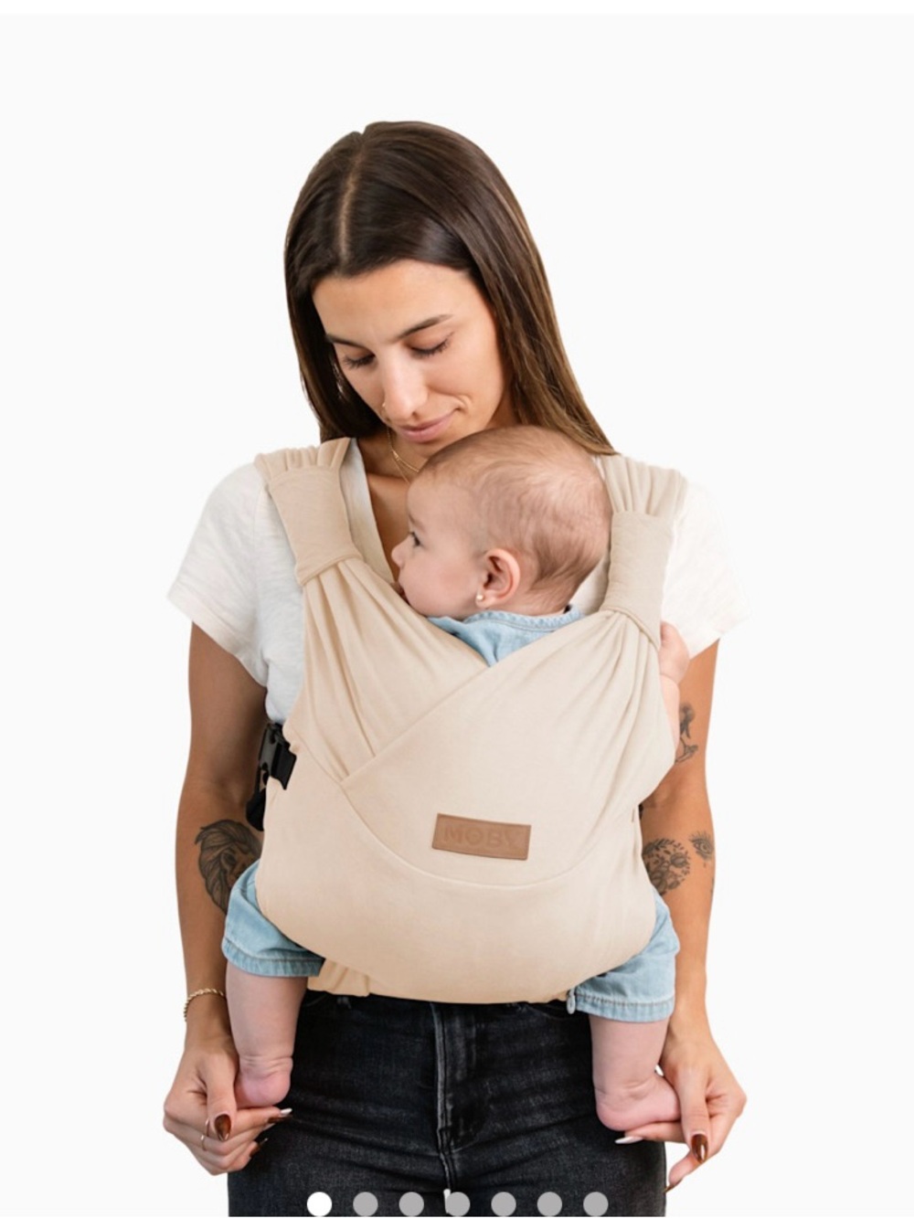 NWT MOBY Duet Hybrid Buckle Wrap Carrier - feather color - NEW IN BOX
